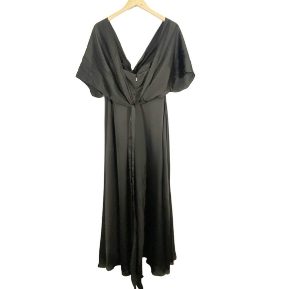 JJ's House A-line Halter V-Neck Chiffon Bridesmaid Dress - Picture 3 of 11